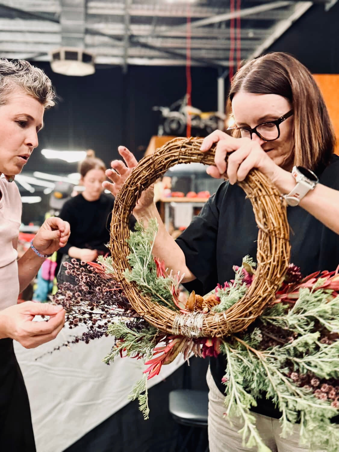 everlasting wreath workshop