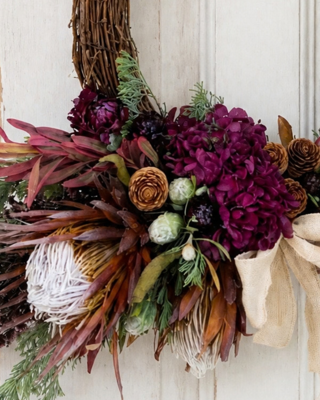everlasting wreath workshop