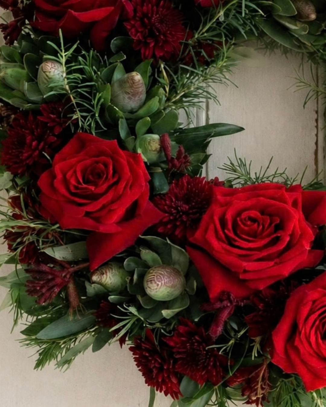 fresh christmas wreath workshop