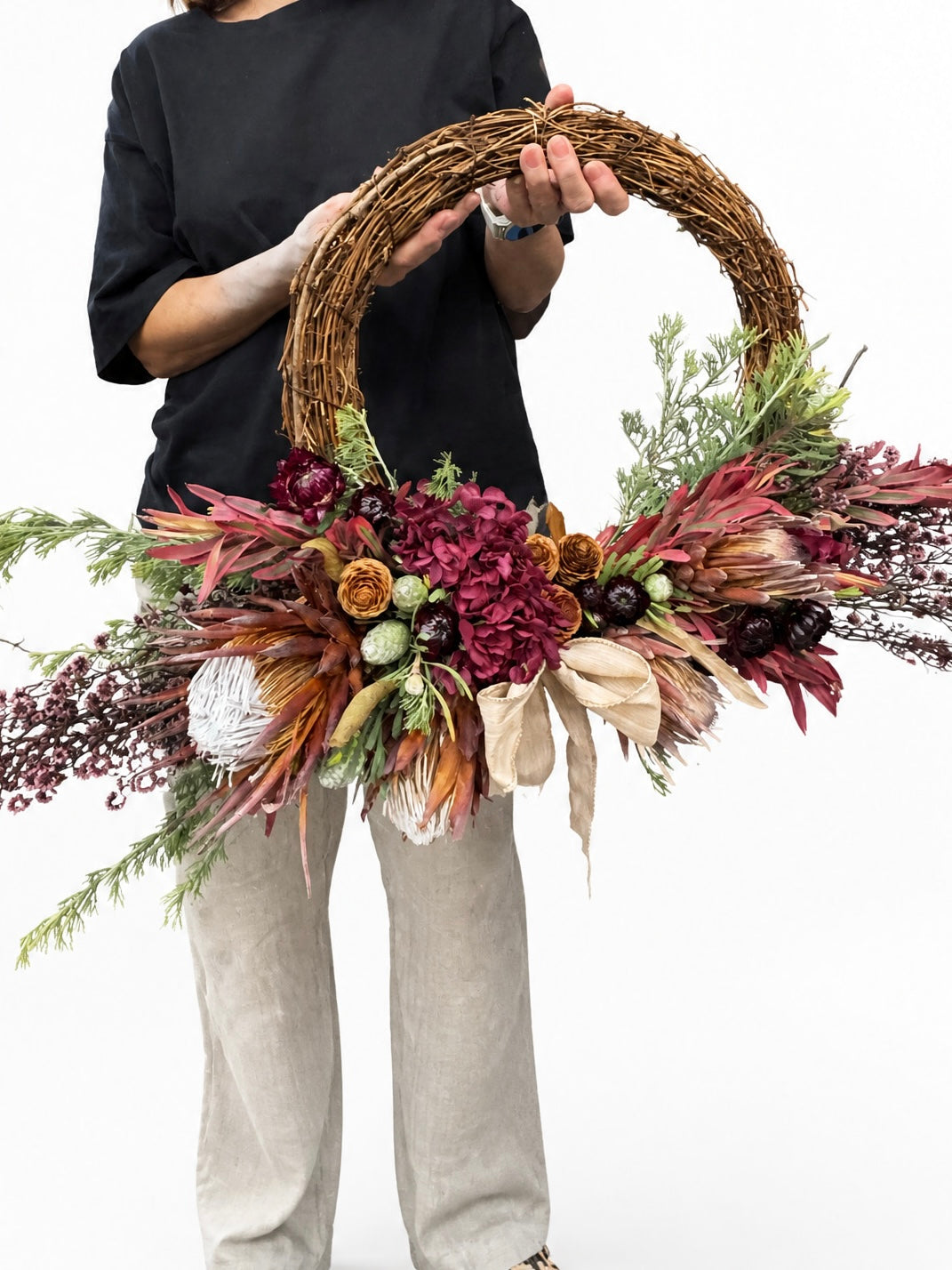 everlasting wreath workshop