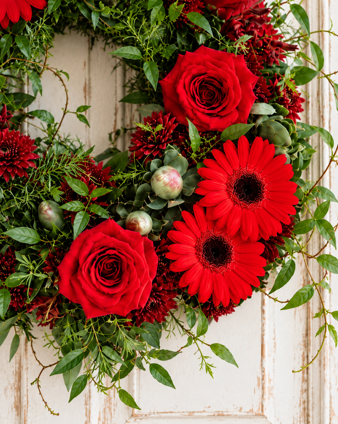 fresh christmas wreath workshop